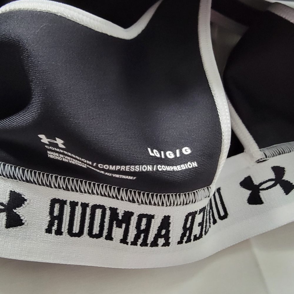 Womens Under Armour Mid Crossback Sports Bra Size Large - Picture 4 of 4